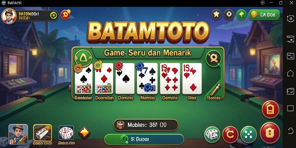 Tampilan gameplay seru BATAMTOTO yang mengasyikkan.
