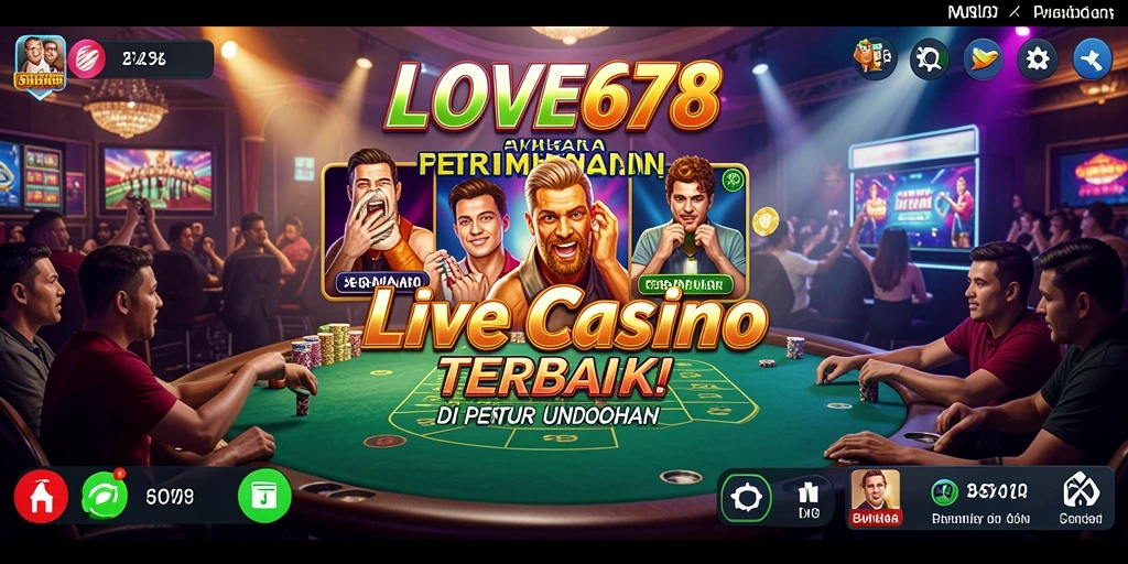 Gameplay seru dan interaksi langsung dalam LOVE678 Live Casino.
